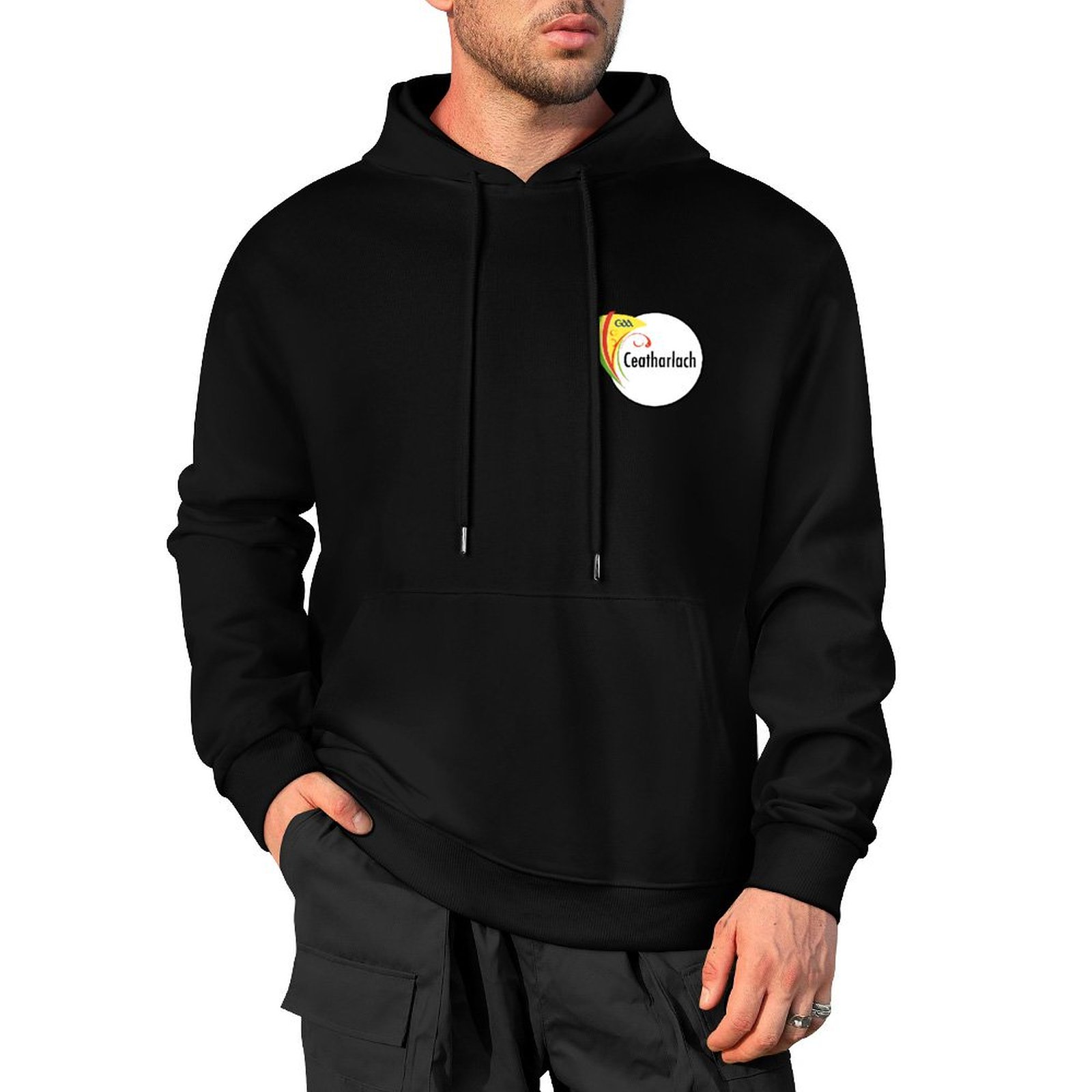 Carlow GAA Adults Hoodie with County Crest Carlow GAA Adults Hoodie with County Crest