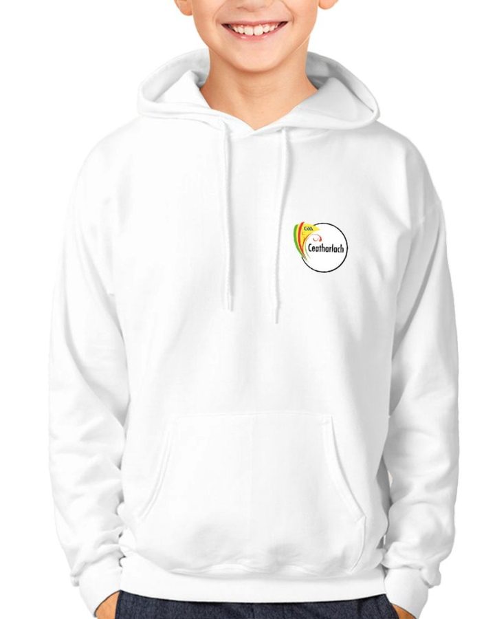 Carlow Kids GAA Hoodie – Official County Crest