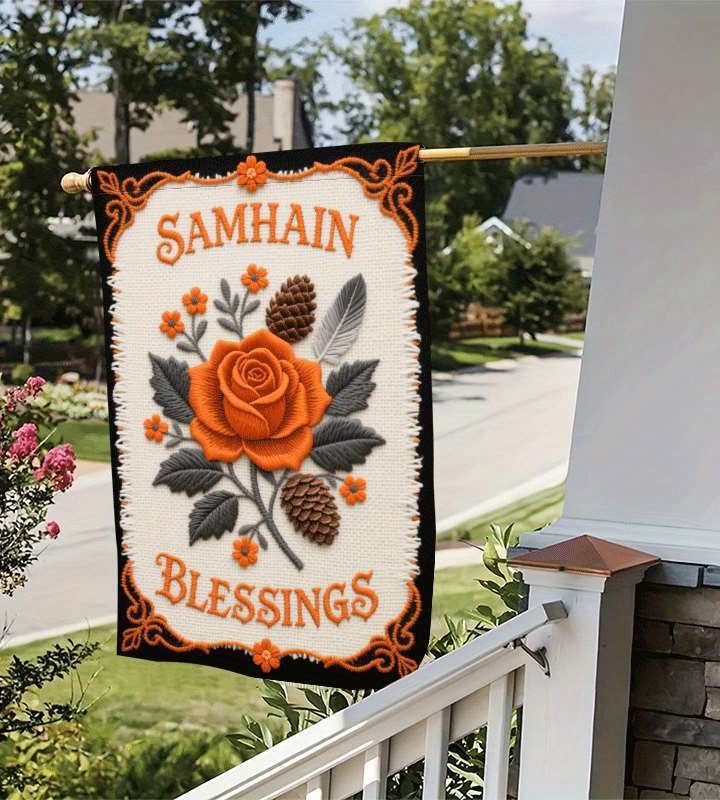 Celtic Gaelic Samhain Garden Flag