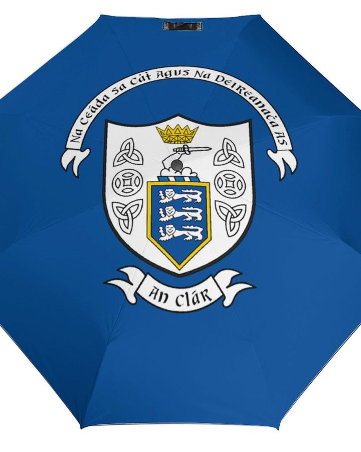 Clare GAA Umbrella – Clare County Crest Compact Rain Umbrella