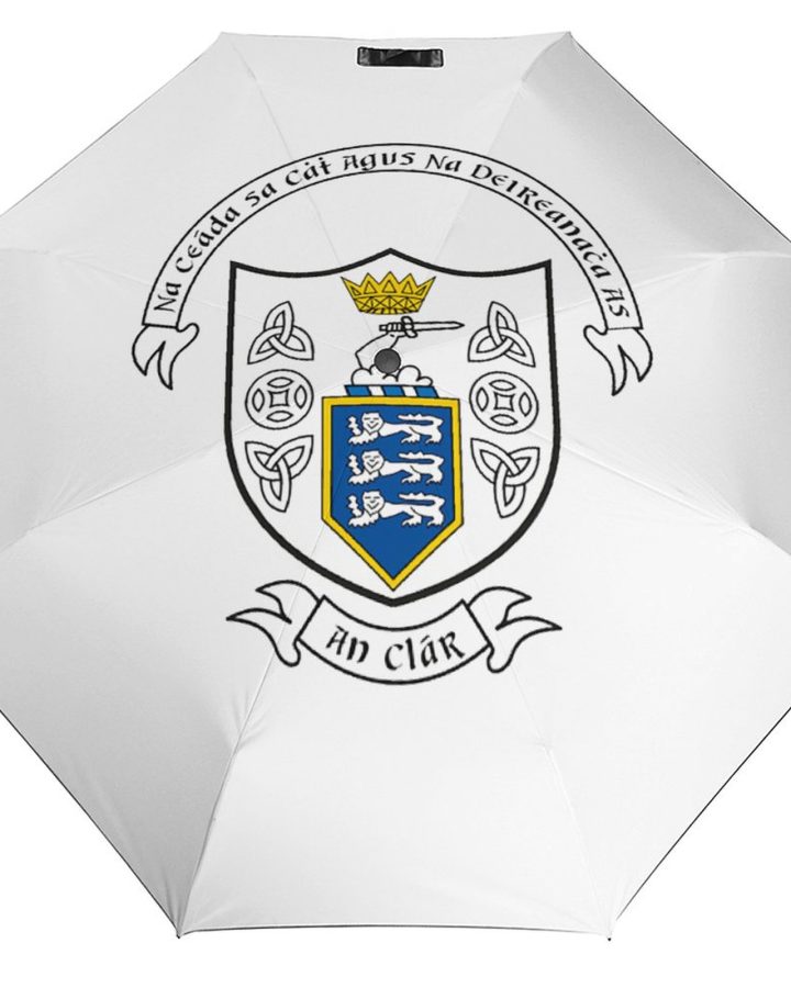 Clare GAA Umbrella – Clare County Crest Compact Rain Umbrella