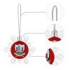 Cork GAA Irish Christmas Snowflake Ornament