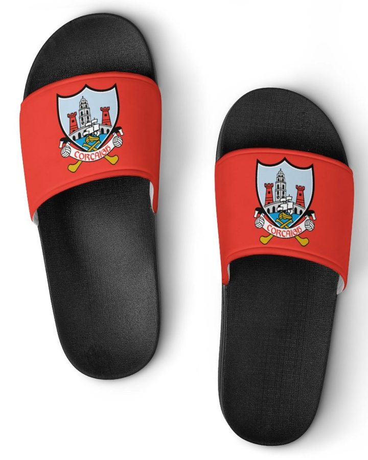 Cork GAA Sliders – Adult Sandals Cork GAA Sliders