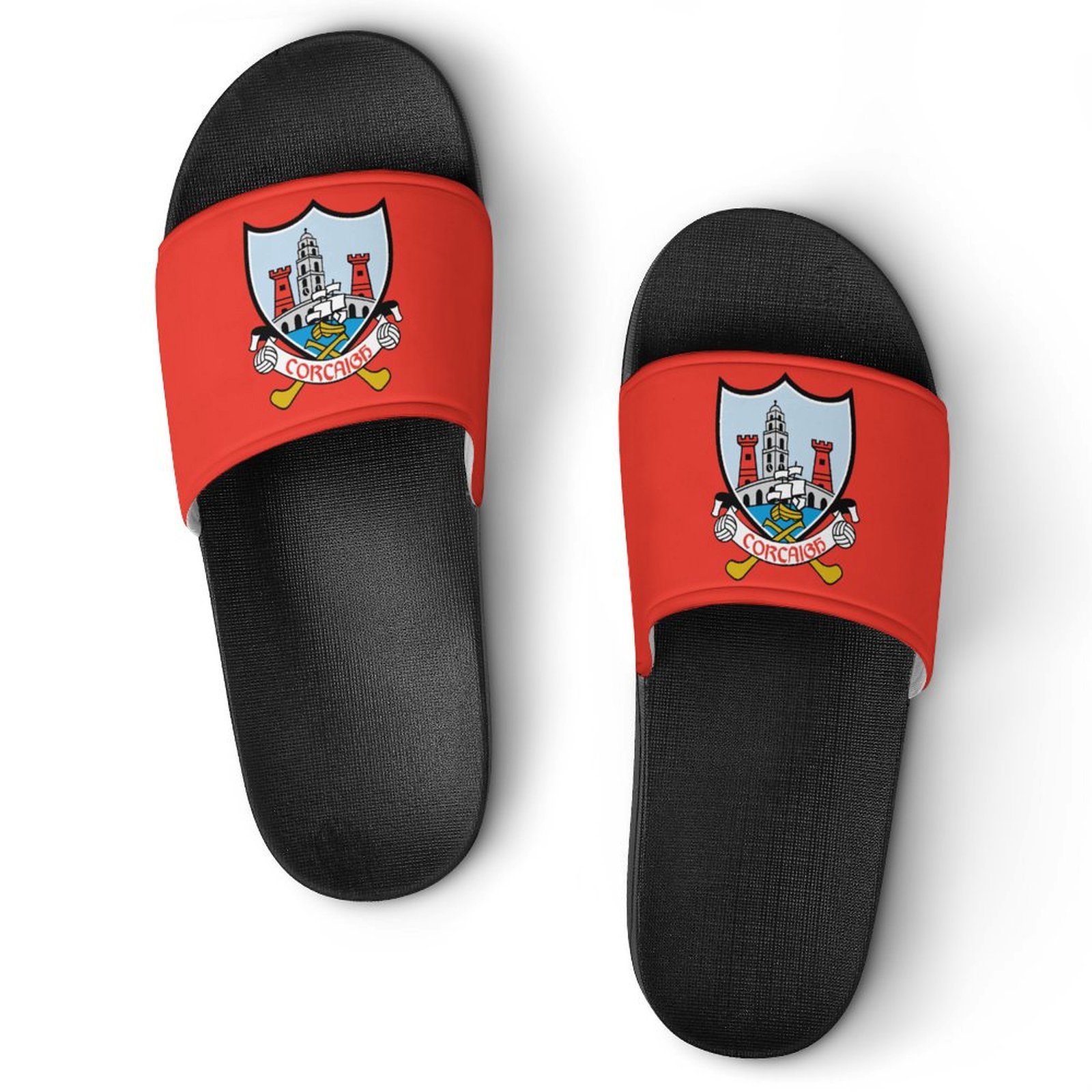 Cork GAA Sliders – Adult Sandals Cork GAA Sliders