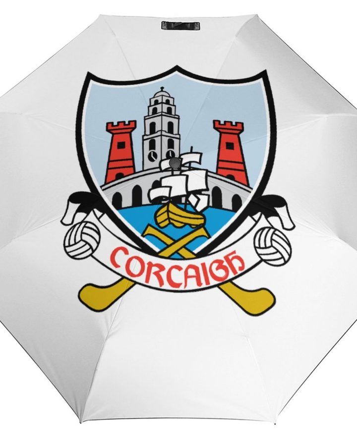 Cork GAA Umbrella – Cork County Crest Compact Rain Umbrella