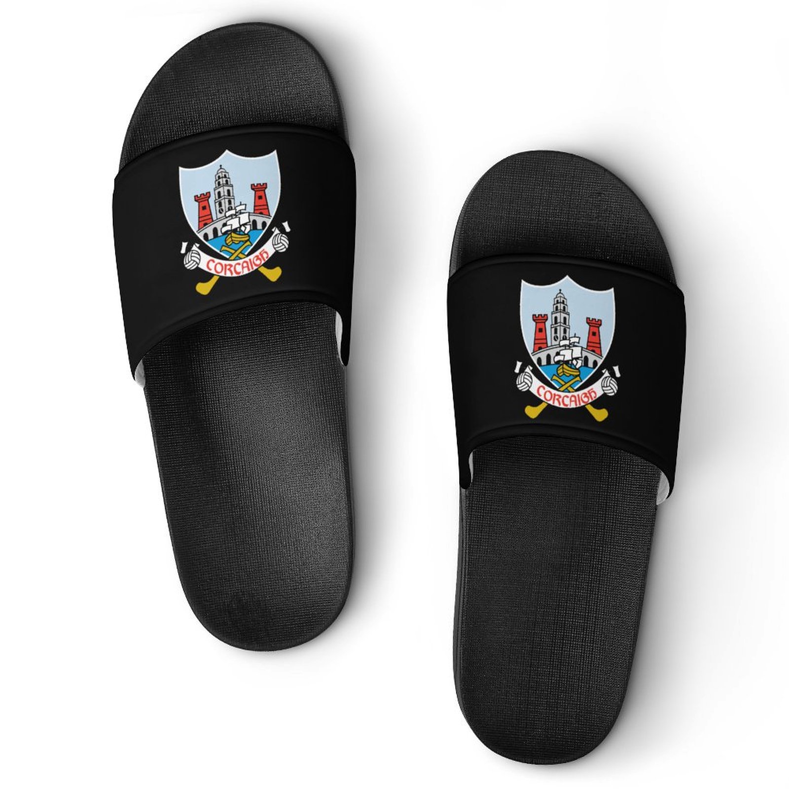 Cork GAA Sliders – Adult Sandals Cork GAA Sliders