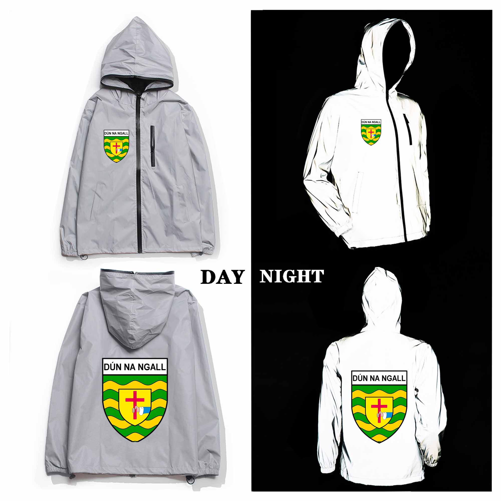 Donegal GAA Crest Reflective Jacket Donegal GAA Crest Reflective Jacket