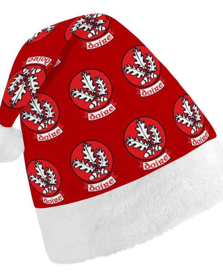 Derry GAA Irish Christmas Hat – County Crest Santa Hat