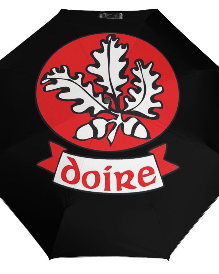 Derry GAA Umbrella – Derry County Crest Compact Rain Umbrella