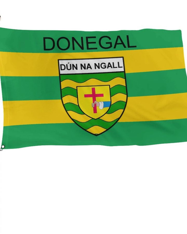 Donegal GAA Flag – County Colours and Crest
