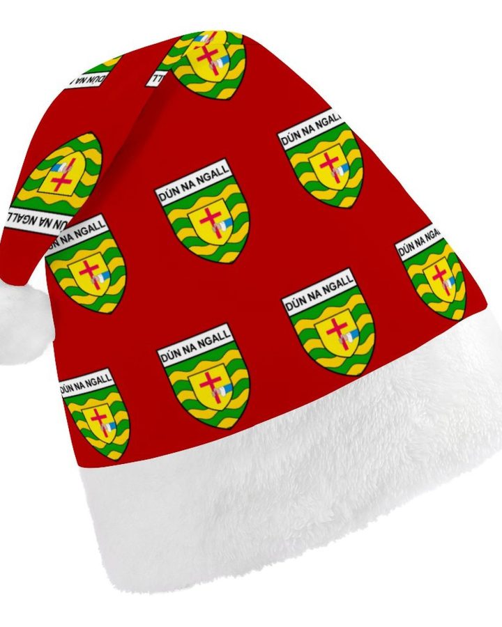 Donegal GAA Irish Christmas Hat – County Crest Santa Hat