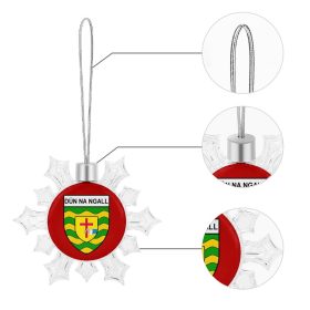 Donegal GAA Irish Christmas Snowflake Ornament