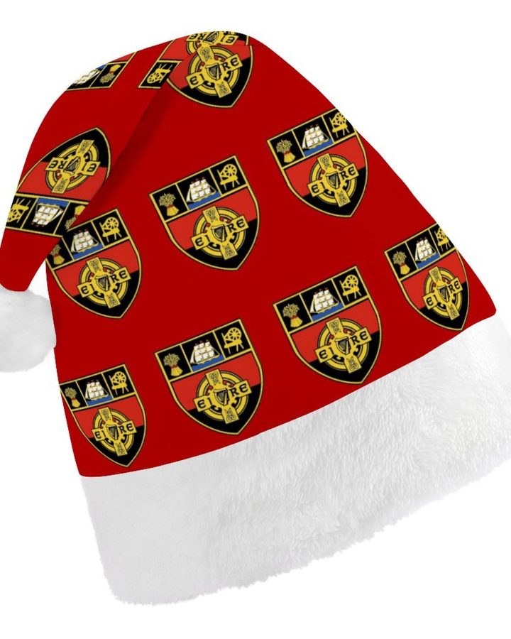 Down GAA Irish Christmas Hat – County Crest Santa Hat