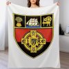 Down GAA Plush Blanket – 50x60" Soft County Throw (White or Black Background)
