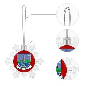 Dublin GAA Irish Christmas Snowflake Ornament
