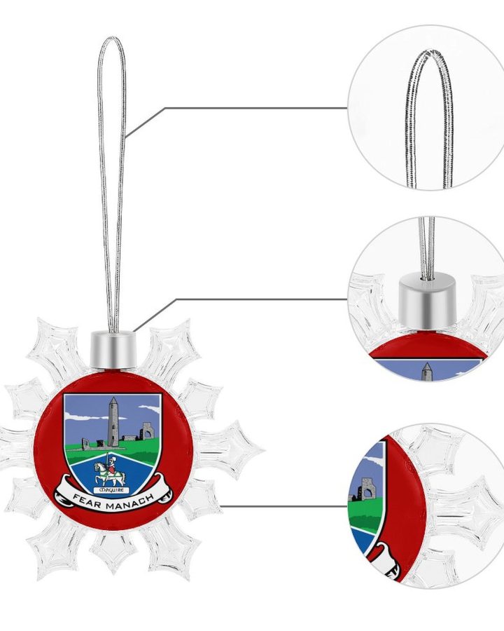 Dublin GAA Irish Christmas Snowflake Ornament