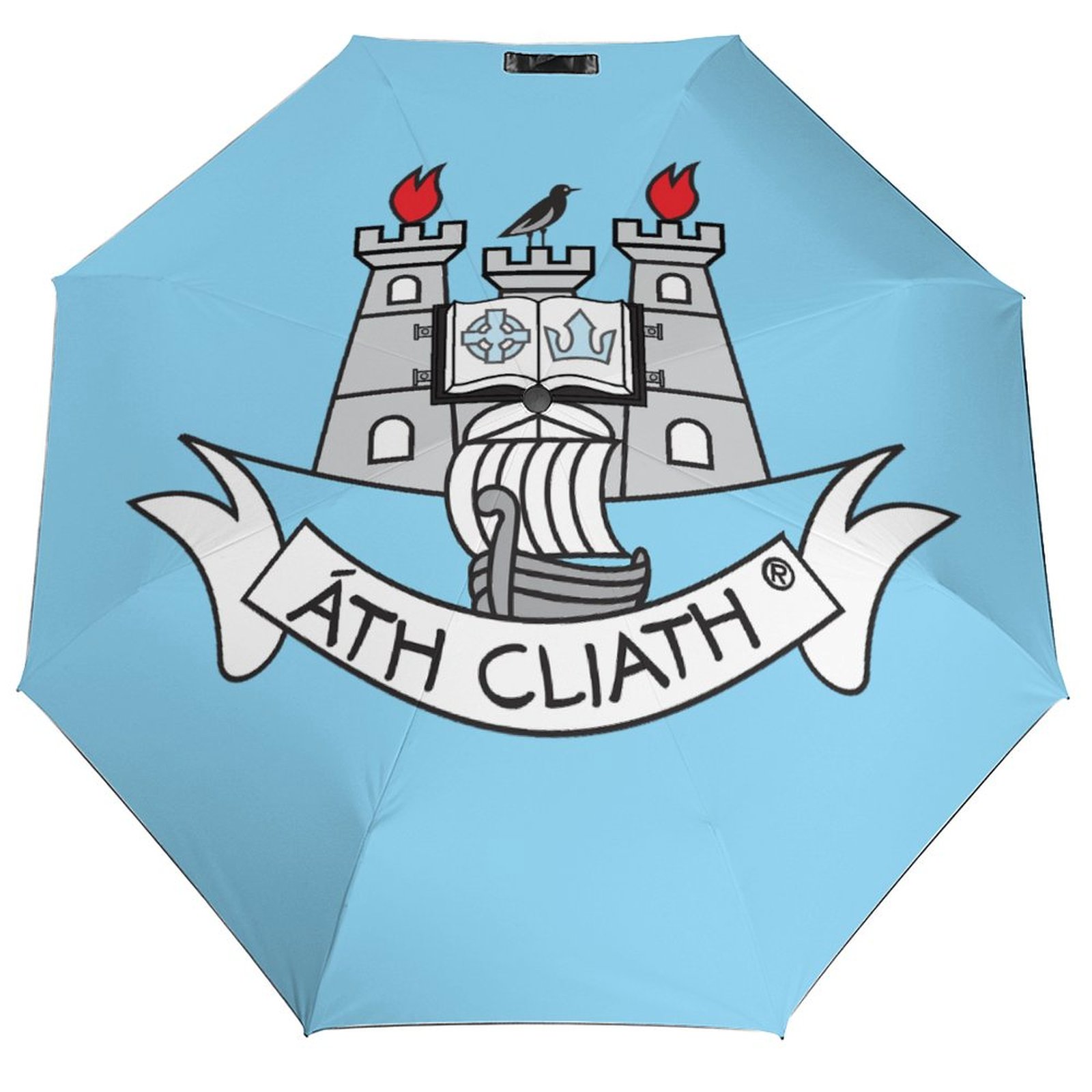 Dublin GAA Umbrella – Dublin County Crest Compact Rain Umbrella Dublin GAA Umbrella – Dublin County Crest Compact Rain Umbrella - Image 3