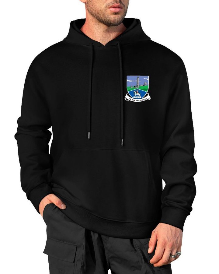Fermanagh GAA Adults Hoodie with County Crest