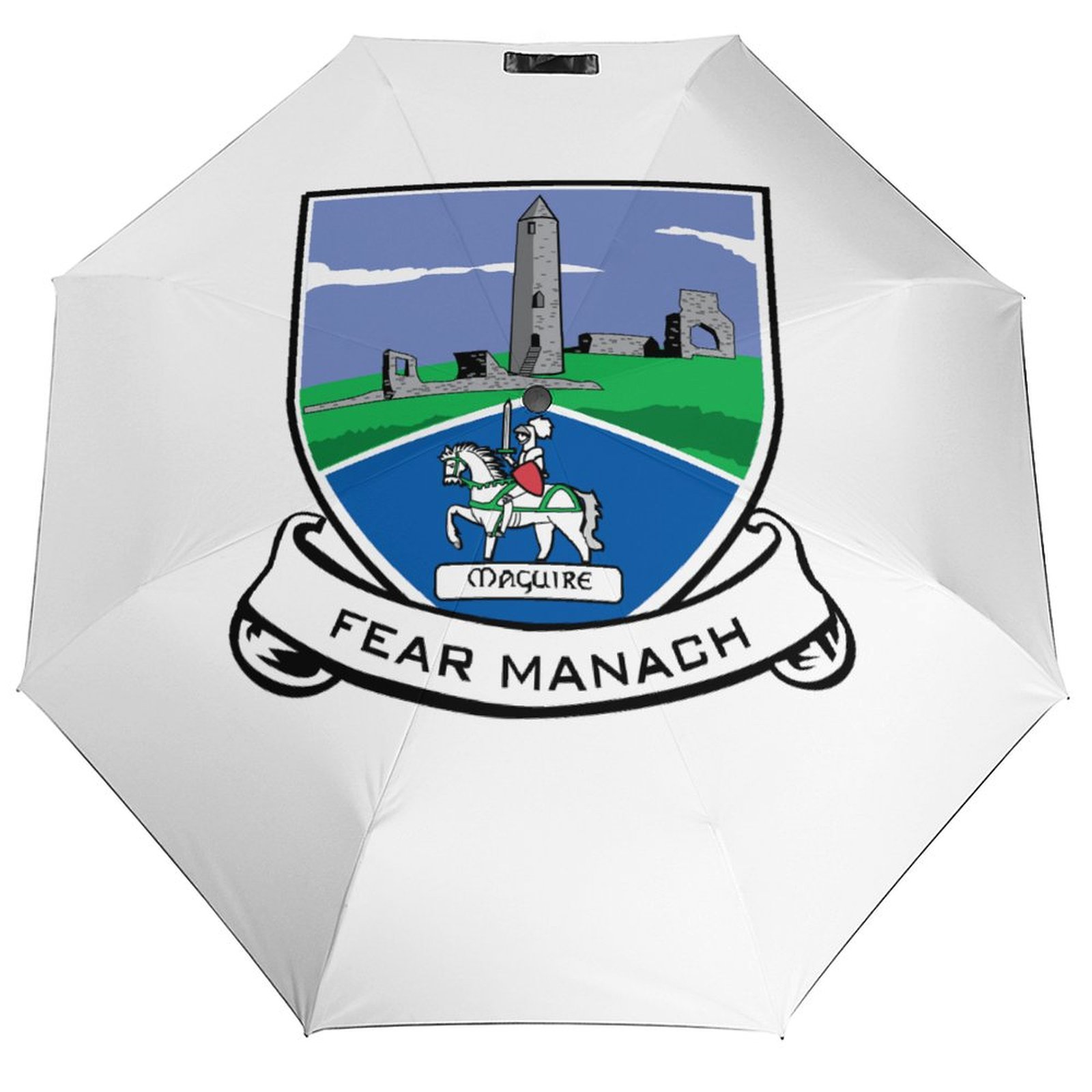 Fermanagh GAA Umbrella – Fermanagh County Crest Compact Rain Umbrella Fermanagh GAA Umbrella – Fermanagh County Crest Compact Rain Umbrella