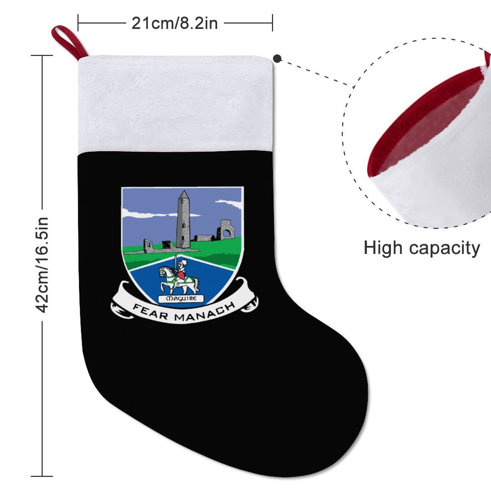 Fermanagh GAA Irish Christmas Socks Fermanagh GAA Irish Christmas Socks