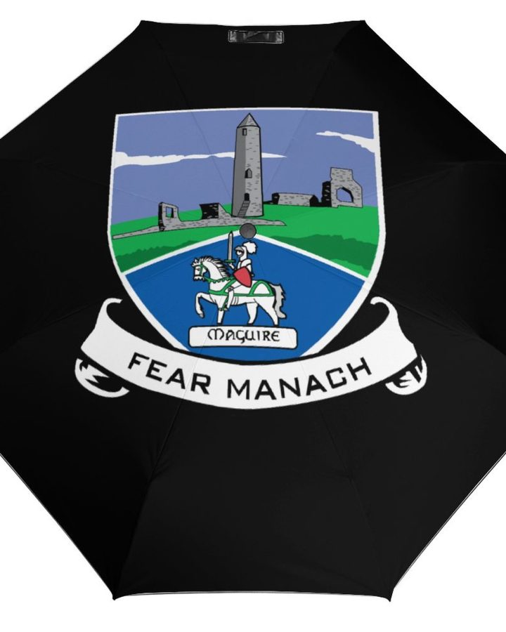 Fermanagh GAA Umbrella – Fermanagh County Crest Compact Rain Umbrella