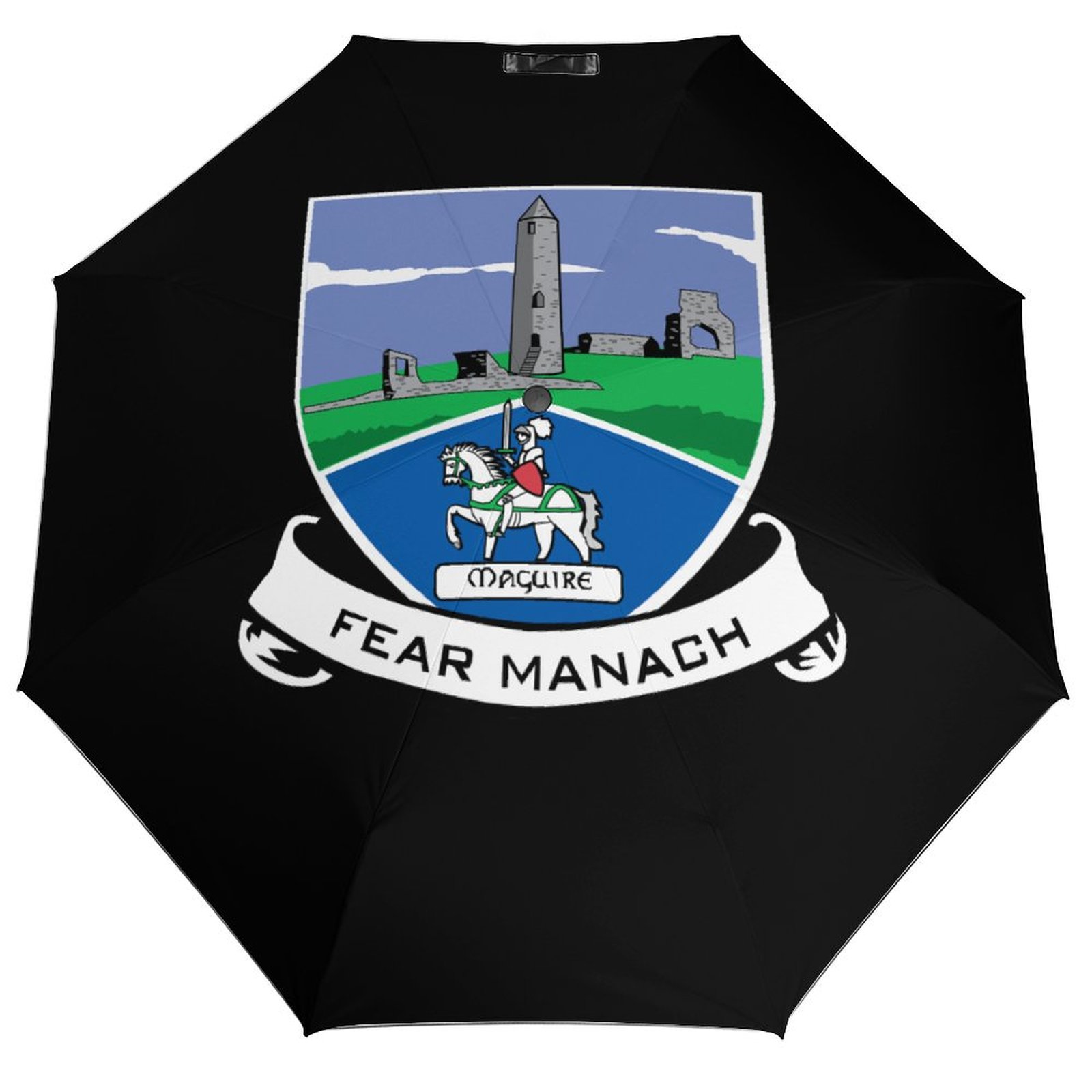 Fermanagh GAA Umbrella – Fermanagh County Crest Compact Rain Umbrella Fermanagh GAA Umbrella – Fermanagh County Crest Compact Rain Umbrella
