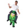Funny Adult Leprechaun Piggyback Costume