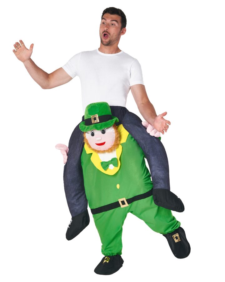 Funny Adult Leprechaun Piggyback Costume – Carry Me Irish Fancy Dress for Halloween & St. Patrick’s Day