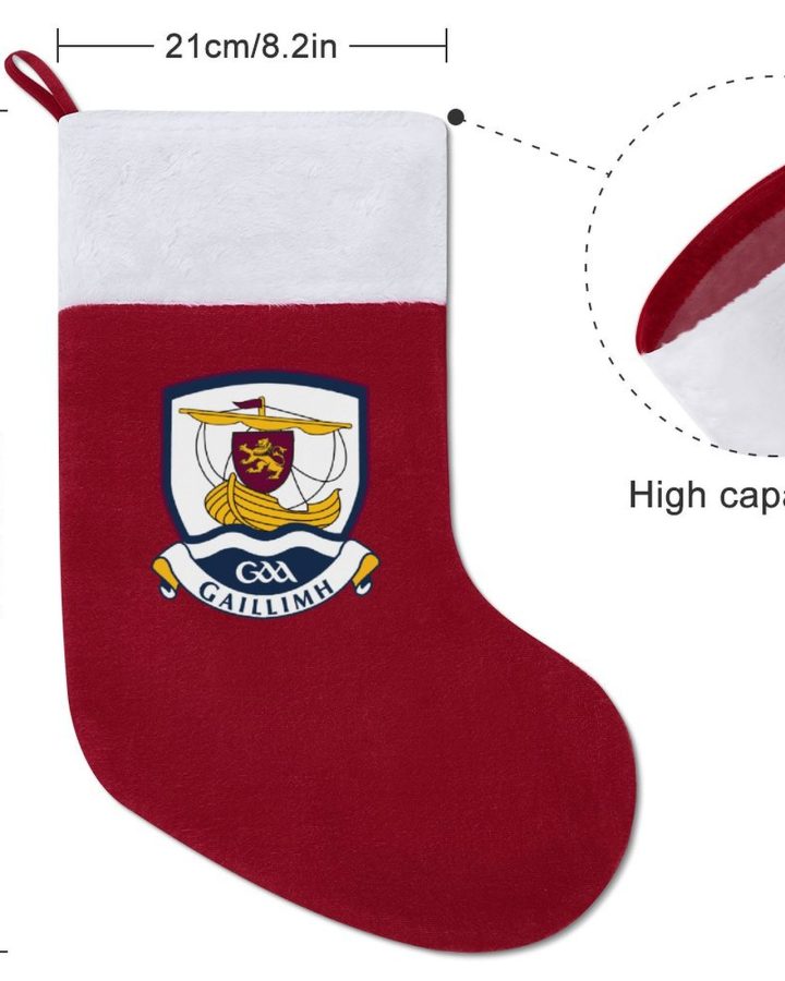 Galway GAA Irish Christmas Socks Galway GAA Irish Christmas Socks