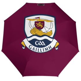 Galway GAA Umbrella – Galway County Crest Compact Rain Umbrella Galway GAA Umbrella – Galway County Crest Compact Rain Umbrella