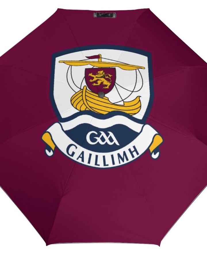 Galway GAA Umbrella – Galway County Crest Compact Rain Umbrella Galway GAA Umbrella – Galway County Crest Compact Rain Umbrella