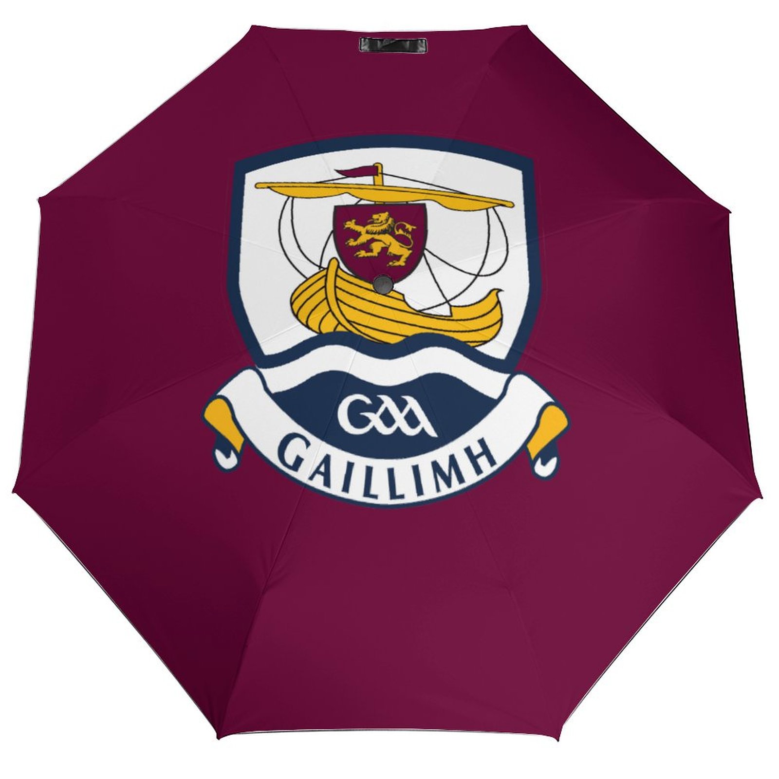 Galway GAA Umbrella – Galway County Crest Compact Rain Umbrella Galway GAA Umbrella – Galway County Crest Compact Rain Umbrella