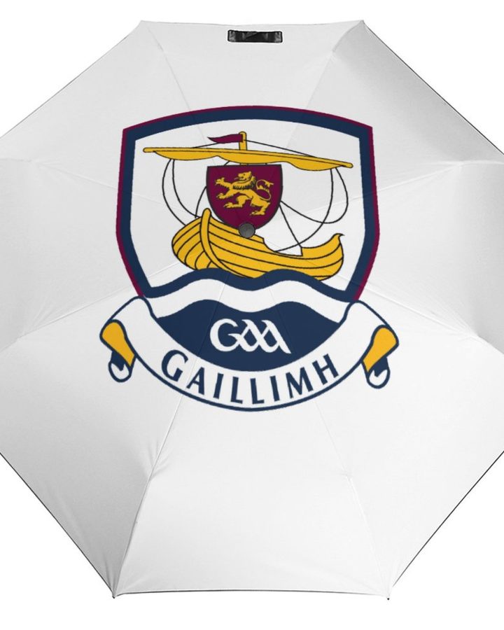 Galway GAA Umbrella – Galway County Crest Compact Rain Umbrella