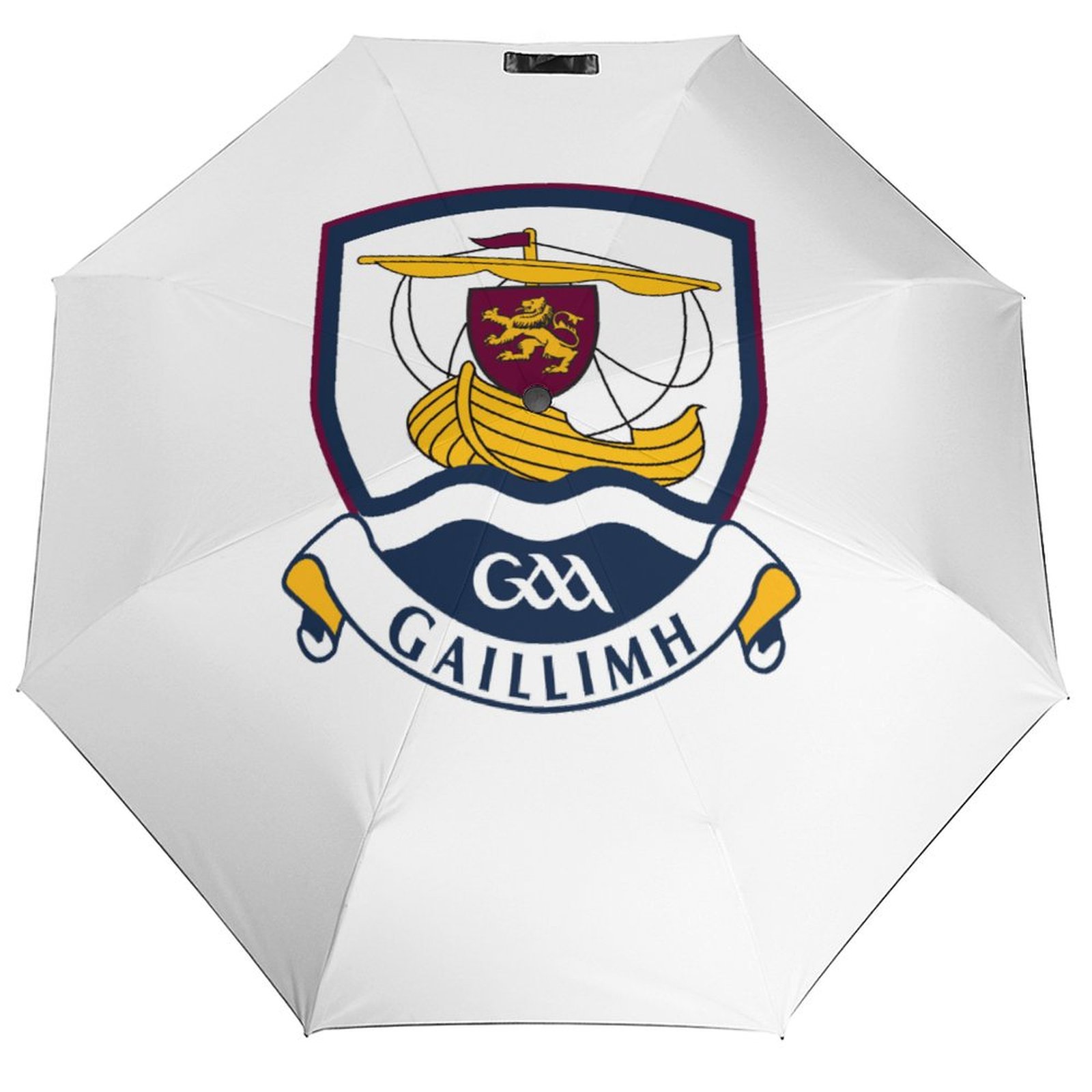 Galway GAA Umbrella – Galway County Crest Compact Rain Umbrella Galway GAA Umbrella – Galway County Crest Compact Rain Umbrella