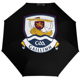 Galway GAA Umbrella – Galway County Crest Compact Rain Umbrella
