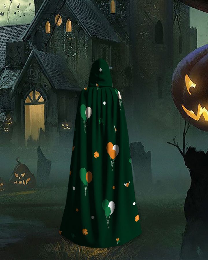 Ireland Celebrates Halloween Cloak Cape – Soft Polyester