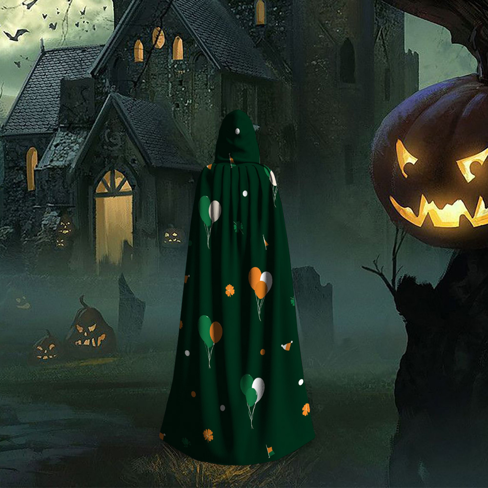 Ireland Celebrates Halloween Cloak Cape – Soft Polyester Ireland Celebrates Halloween Cloak Cape – Soft Polyester