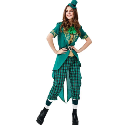 Ireland Saint St. Patrick's Day Lucky Fairy Leprechaun Costume for Women
