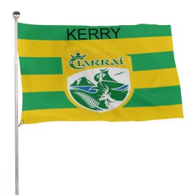 Kerry GAA Flag – County Colours and Crest