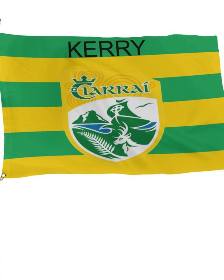 Kerry GAA Flag – County Colours and Crest