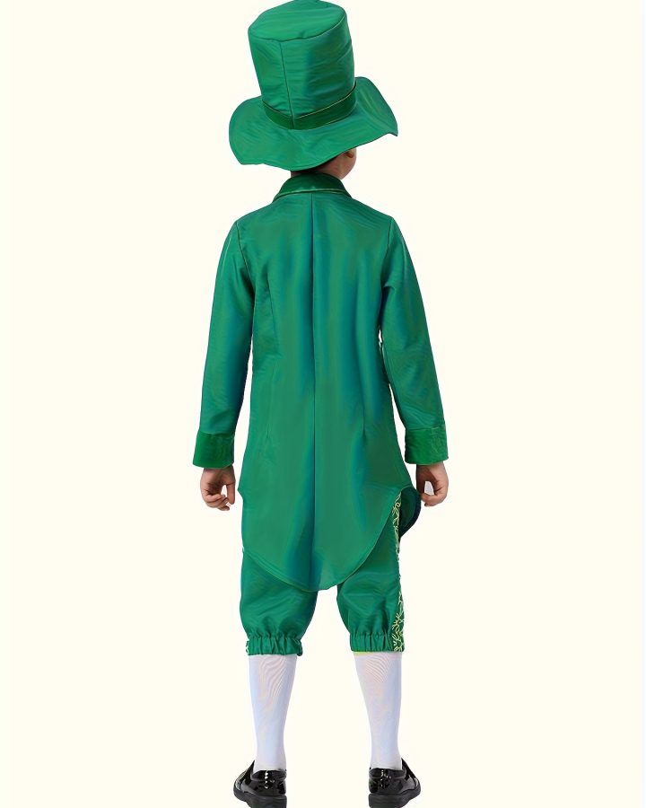 Kids' Irish Gentleman Costume Set – Coat, Pants & Hat | Perfect for Halloween