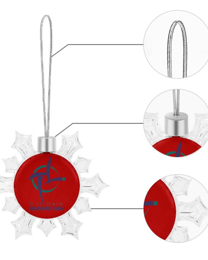 Kildare GAA Irish Christmas Snowflake Ornament