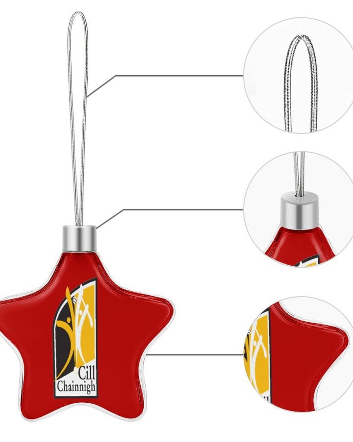 Kilkenny GAA Star-shaped Christmas Ornament