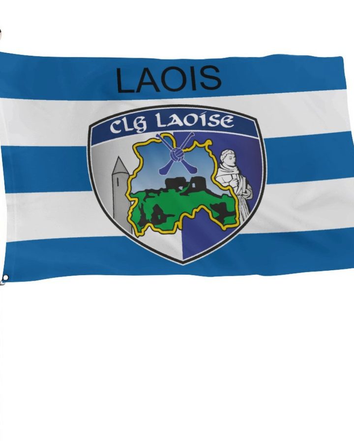 Laois GAA Flag – County Colours and Crest
