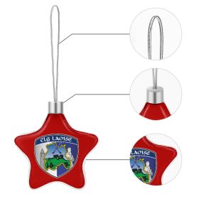 Laois GAA Star-shaped Christmas Ornament