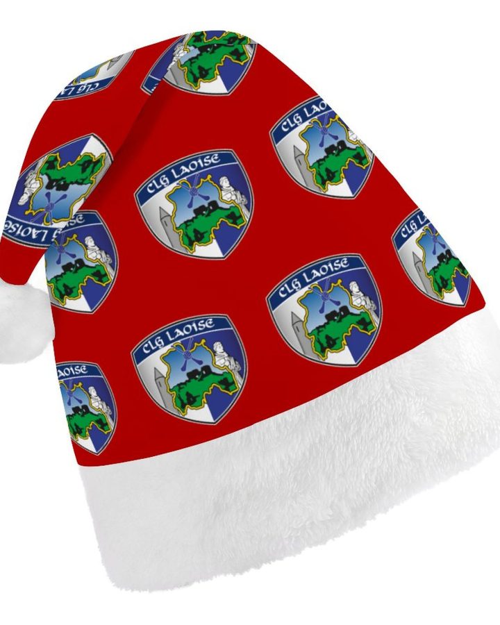 Laois GAA Irish Christmas Hat – County Crest Santa Hat