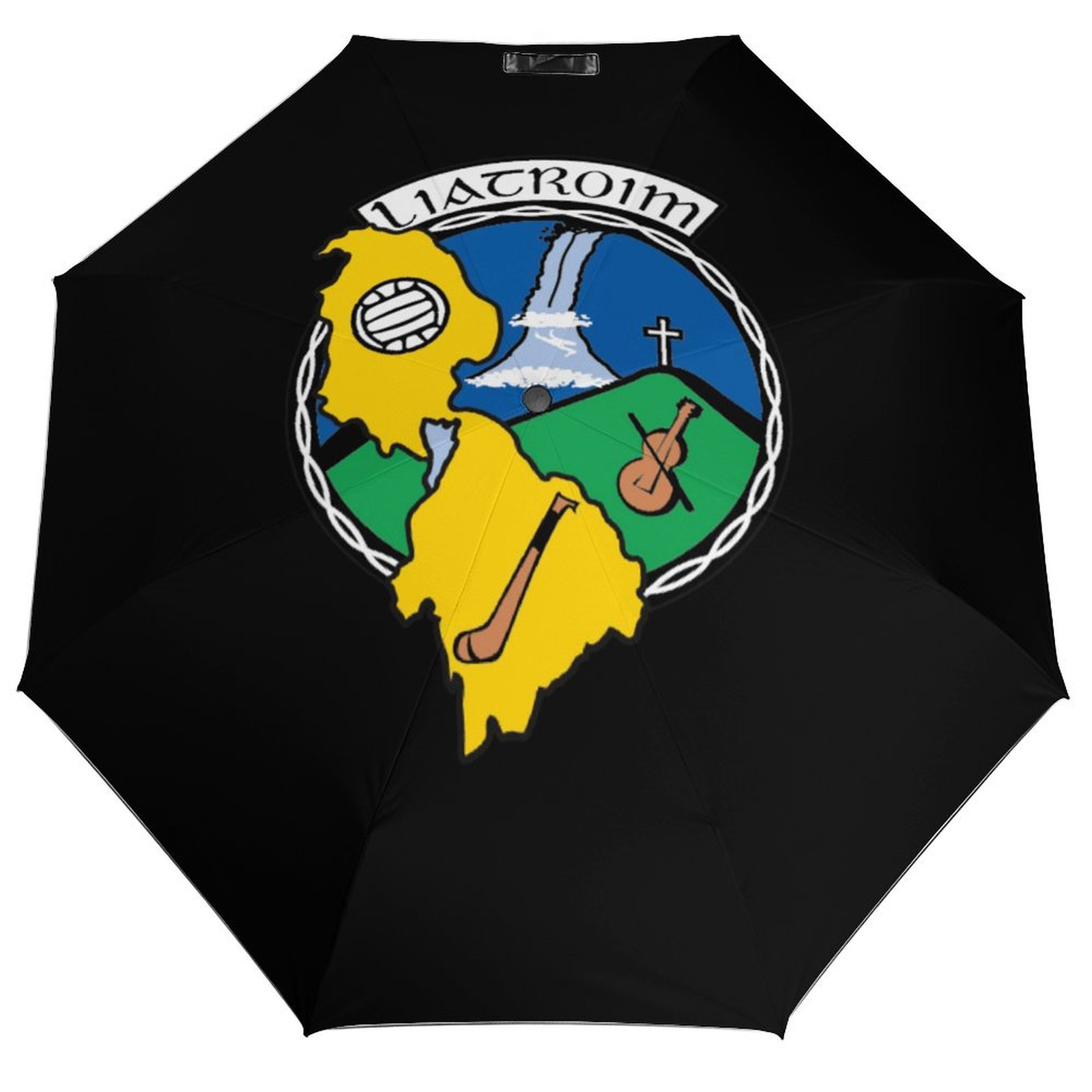 Leitrim GAA Umbrella – Leitrim County Crest Compact Rain Umbrella Leitrim GAA Umbrella – Leitrim County Crest Compact Rain Umbrella