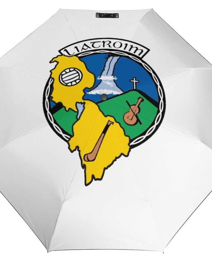 Leitrim GAA Umbrella – Leitrim County Crest Compact Rain Umbrella