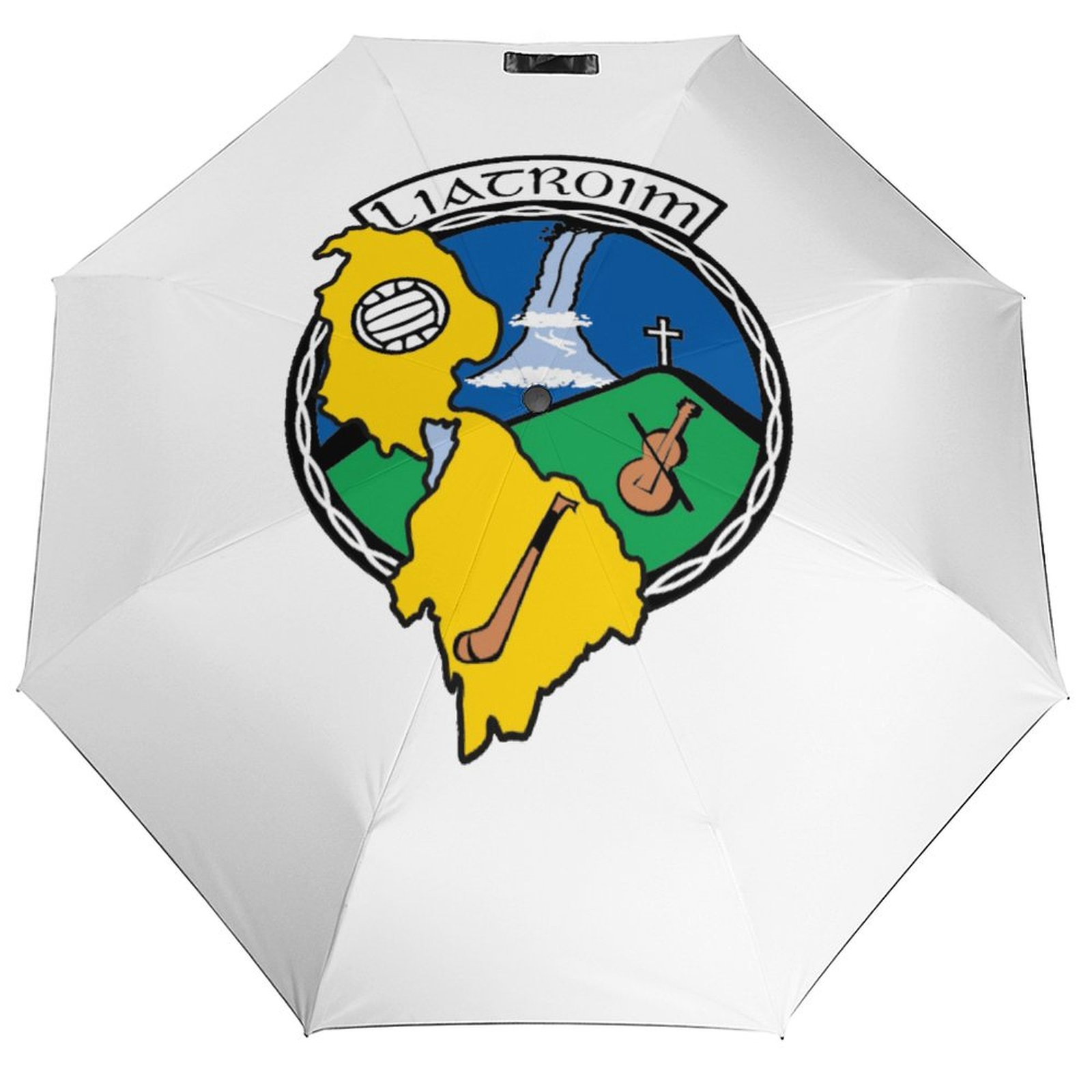 Leitrim GAA Umbrella – Leitrim County Crest Compact Rain Umbrella Leitrim GAA Umbrella – Leitrim County Crest Compact Rain Umbrella