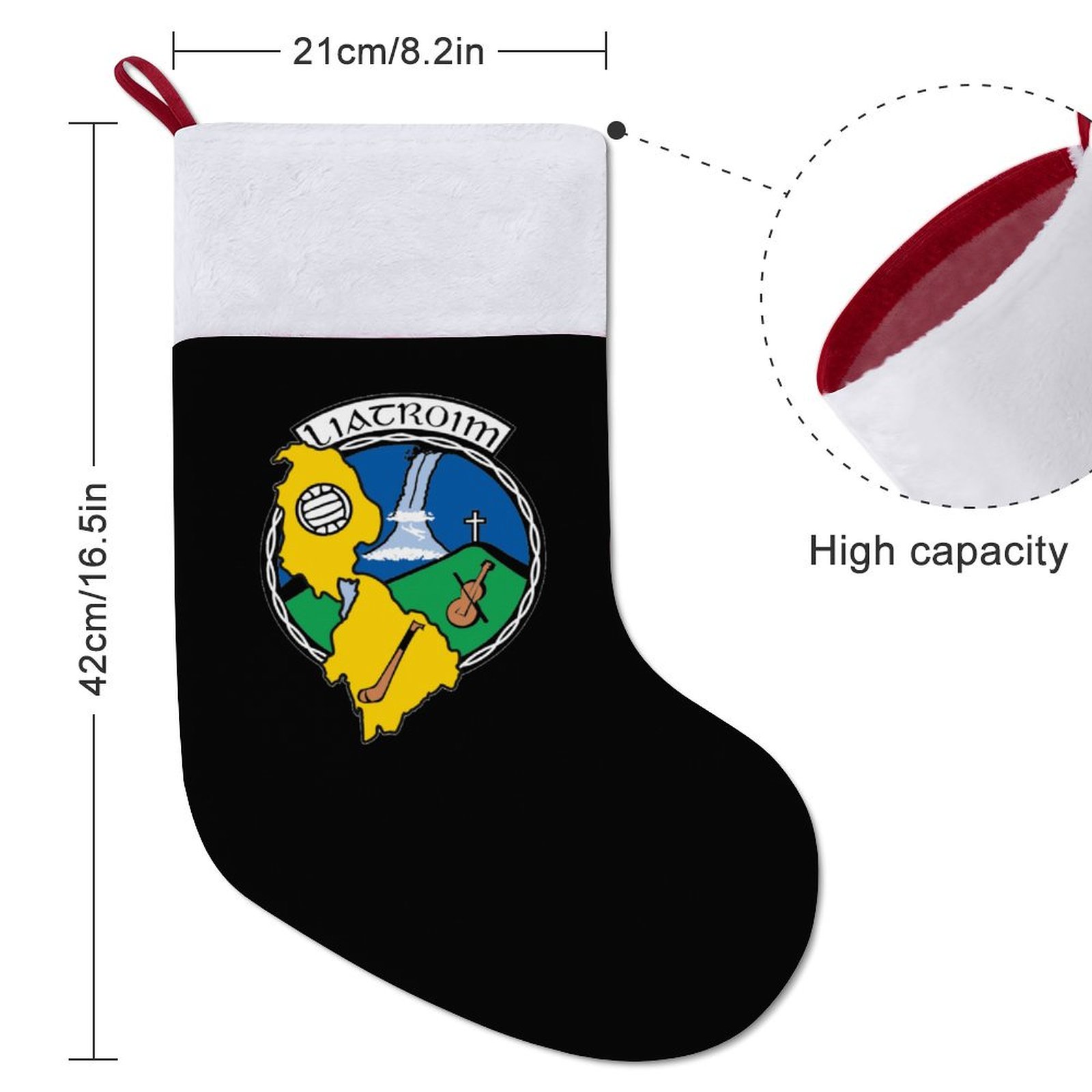 Leitrim GAA Irish Christmas Socks Leitrim GAA Irish Christmas Socks